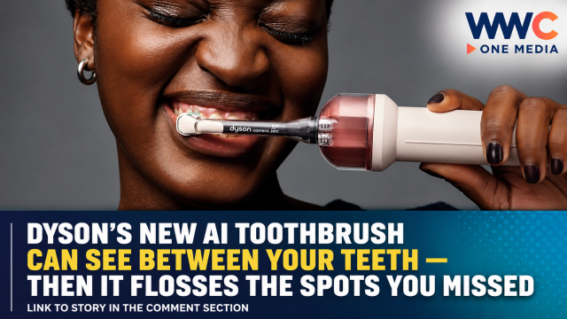 Dyson’s New AI Toothbrush Can See Between Your Teeth — Then It Flosses the Spots You Missed