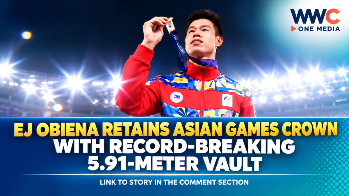 EJ Obiena Retains Asian Games Crown With Record-Breaking 5.91-Meter Vault
