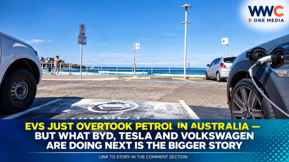 EVs Just Overtook Petrol in Australia — But What BYD, Tesla and Volkswagen Are Doing Next Is the Bigger Story