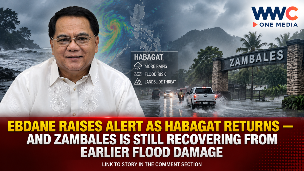 Ebdane Raises Alert as Habagat Returns — And Zambales Is Still Recovering From Earlier Flood Damage