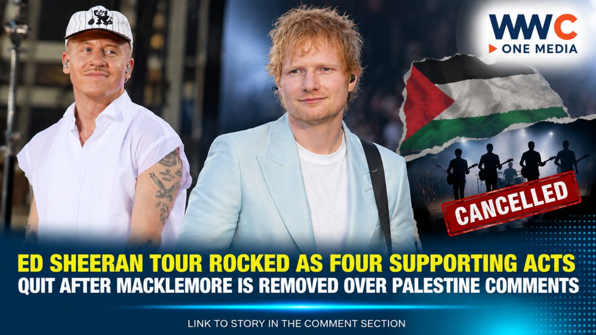 Ed Sheeran Tour Rocked as Four Supporting Acts Quit After Macklemore Is Removed Over Palestine Comments