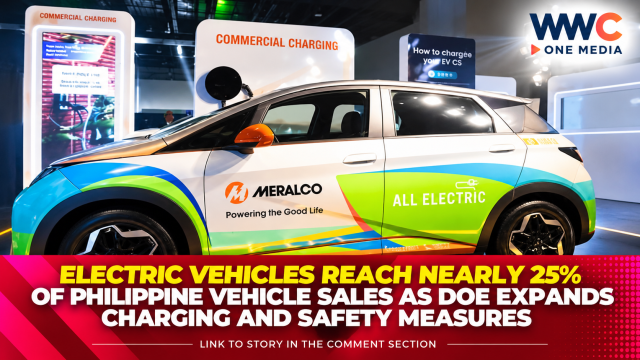 Electric Vehicles Reach Nearly 25% of Philippine Vehicle Sales as DOE Expands Charging and Safety Measures