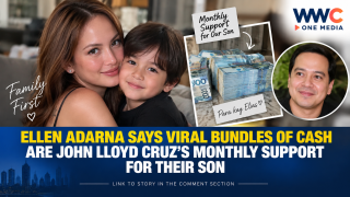 Ellen Adarna Says Viral Bundles of Cash Are John Lloyd Cruz’s Monthly Support for Their Son