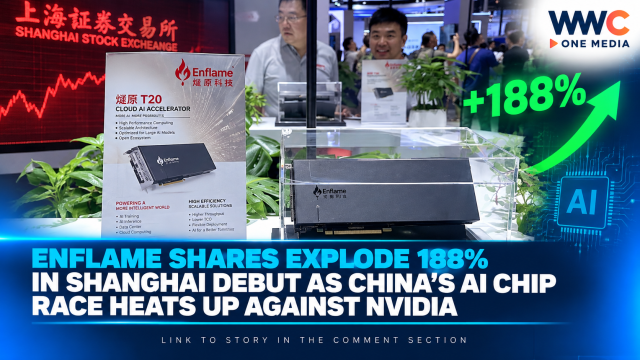 Enflame Shares Explode 188% in Shanghai Debut as China’s AI Chip Race Heats Up Against Nvidia