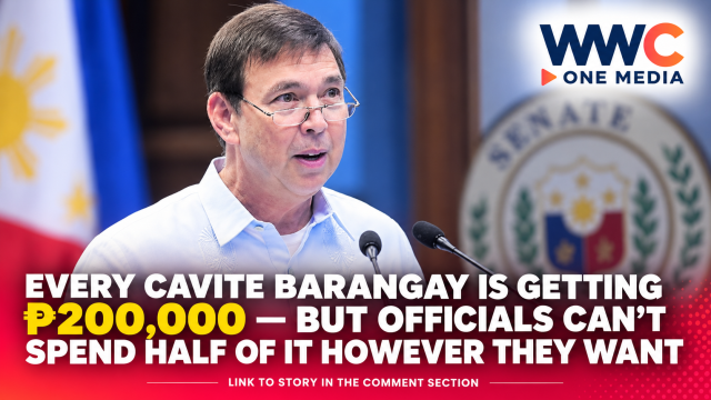 Every Cavite Barangay Is Getting ₱200,000 — But Officials Can’t Spend Half of It However They Want
