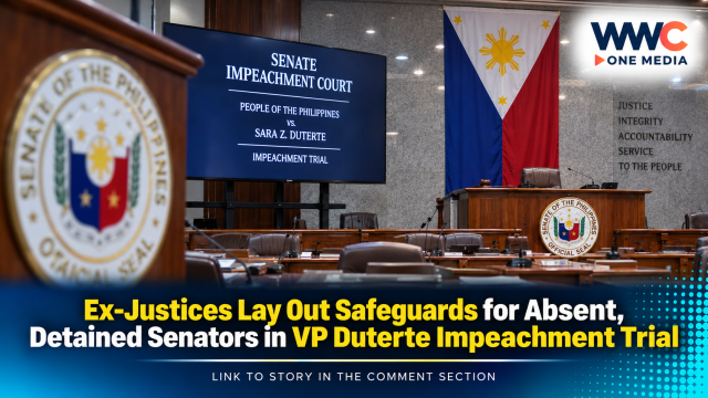 Ex-Justices Lay Out Safeguards for Absent, Detained Senators in VP Duterte Impeachment Trial