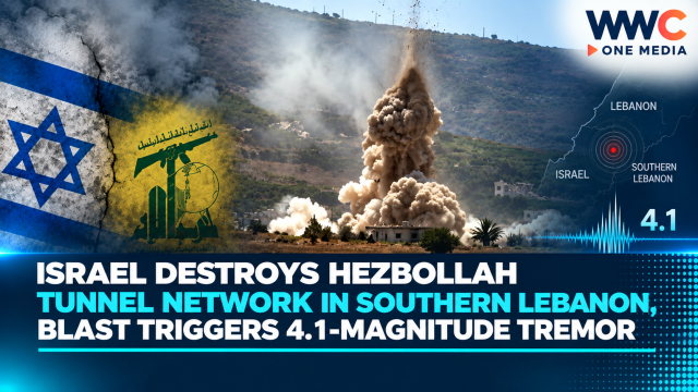 Israel Destroys Hezbollah Tunnel Network in Southern Lebanon, Blast Triggers 4.1-Magnitude Tremor