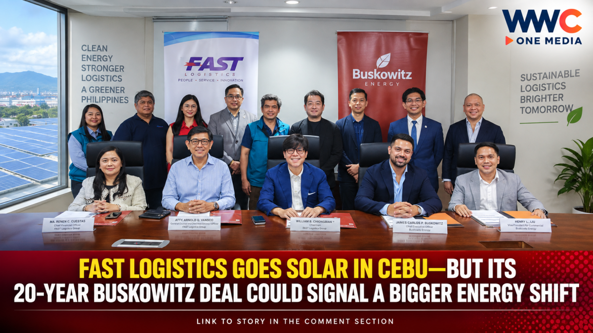 FAST Logistics Goes Solar in Cebu—But Its 20-Year Buskowitz Deal Could Signal a Bigger Energy Shift