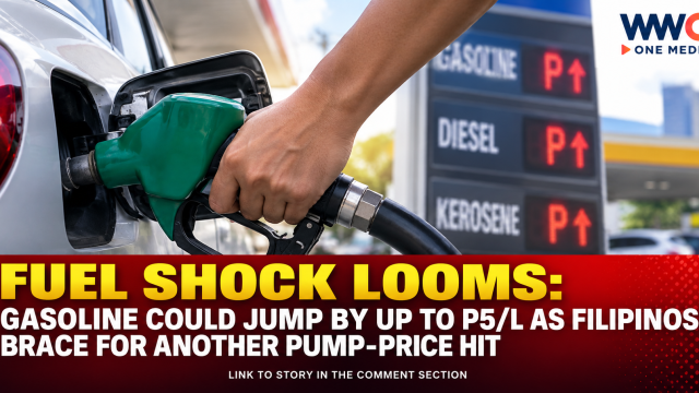 FUEL SHOCK LOOMS: Gasoline Could Jump by Up to P5/L as Filipinos Brace for Another Pump-Price Hit