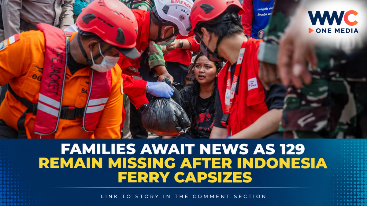 Families Await News as 129 Remain Missing After Indonesia Ferry Capsizes