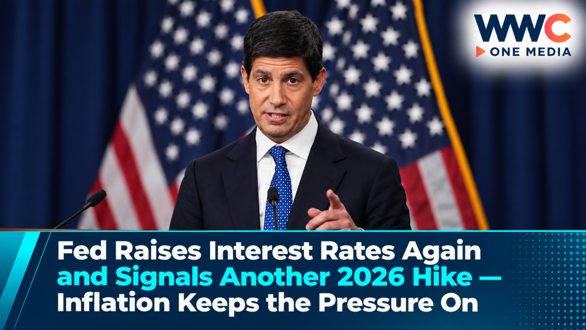 Fed Raises Interest Rates Again and Signals Another 2026 Hike — Inflation Keeps the Pressure On