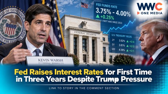 Fed Raises Interest Rates for First Time in Three Years Despite Trump Pressure