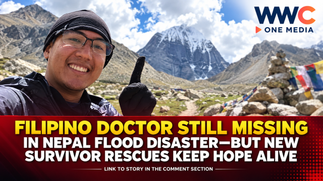 Filipino Doctor Still Missing in Nepal Flood Disaster—But New Survivor Rescues Keep Hope Alive