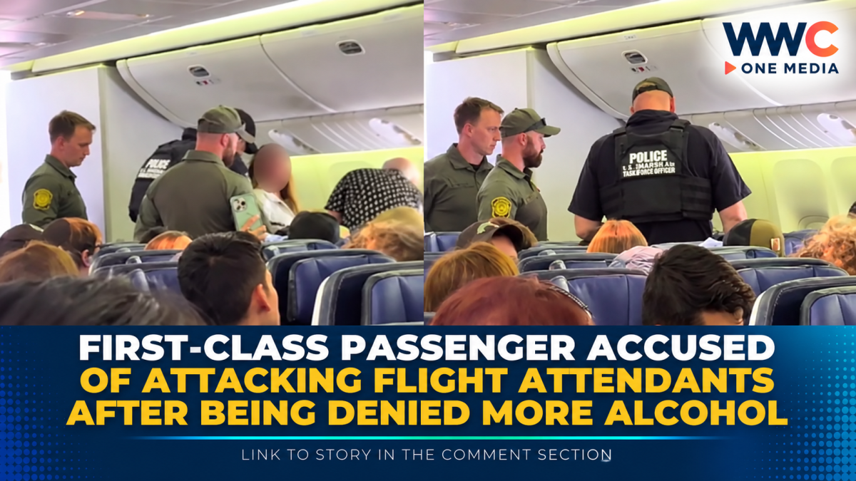 First-Class Passenger Accused of Attacking Flight Attendants After Being Denied More Alcohol