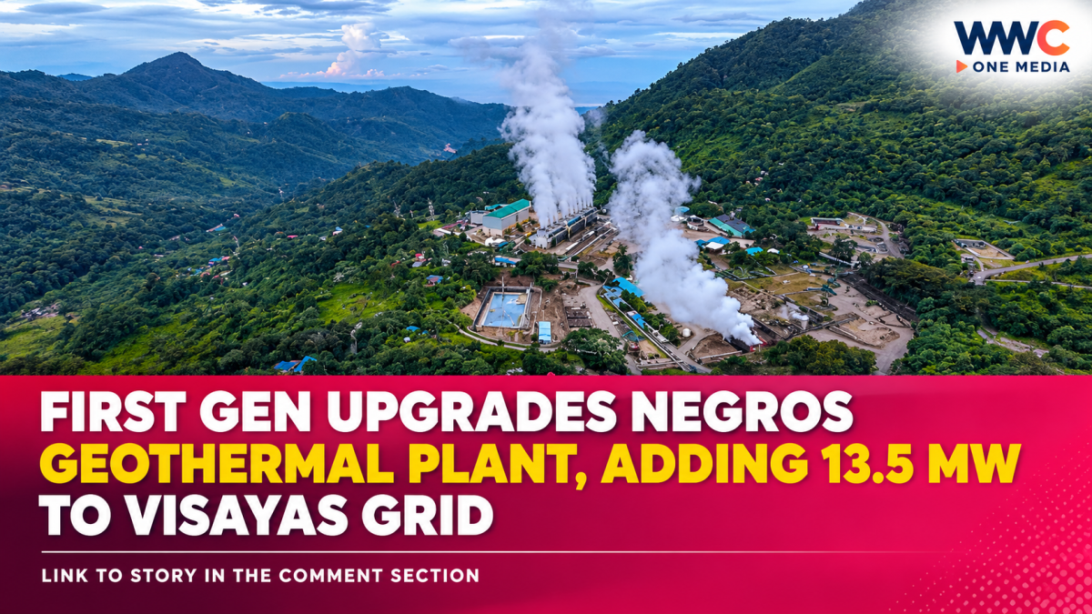 First Gen Upgrades Negros Geothermal Plant, Adding 13.5 MW to Visayas Grid
