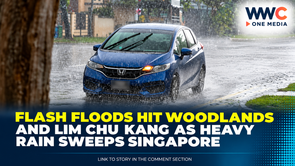 Flash Floods Hit Woodlands and Lim Chu Kang as Heavy Rain Sweeps Singapore