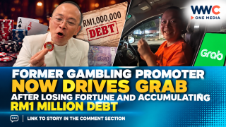 Former Gambling Promoter Now Drives Grab After Losing Fortune and Accumulating RM1 Million Debt