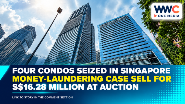 Four Condos Seized in Singapore Money-Laundering Case Sell for S$16.28 Million at Auction