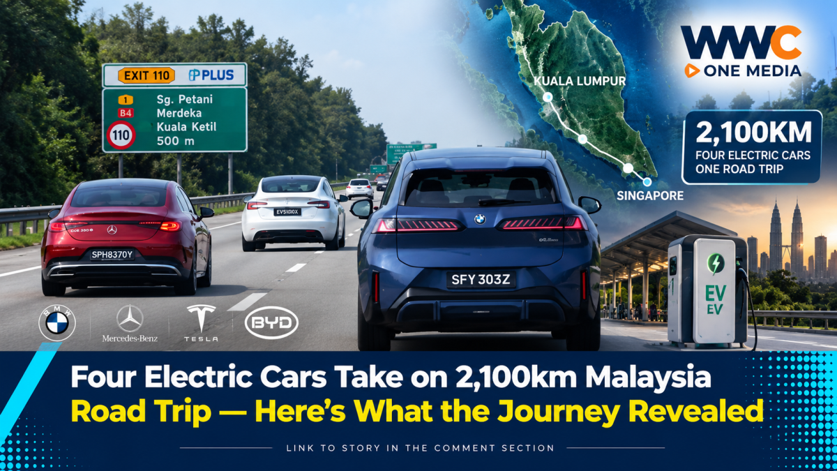 Four Electric Cars Take on 2,100km Malaysia Road Trip — Here’s What the Journey Revealed