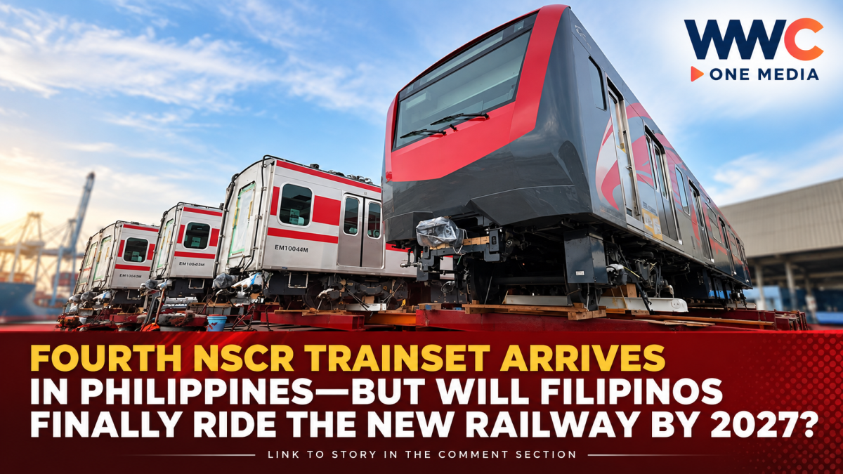 Fourth NSCR Trainset Arrives in Philippines—But Will Filipinos Finally Ride the New Railway by 2027?