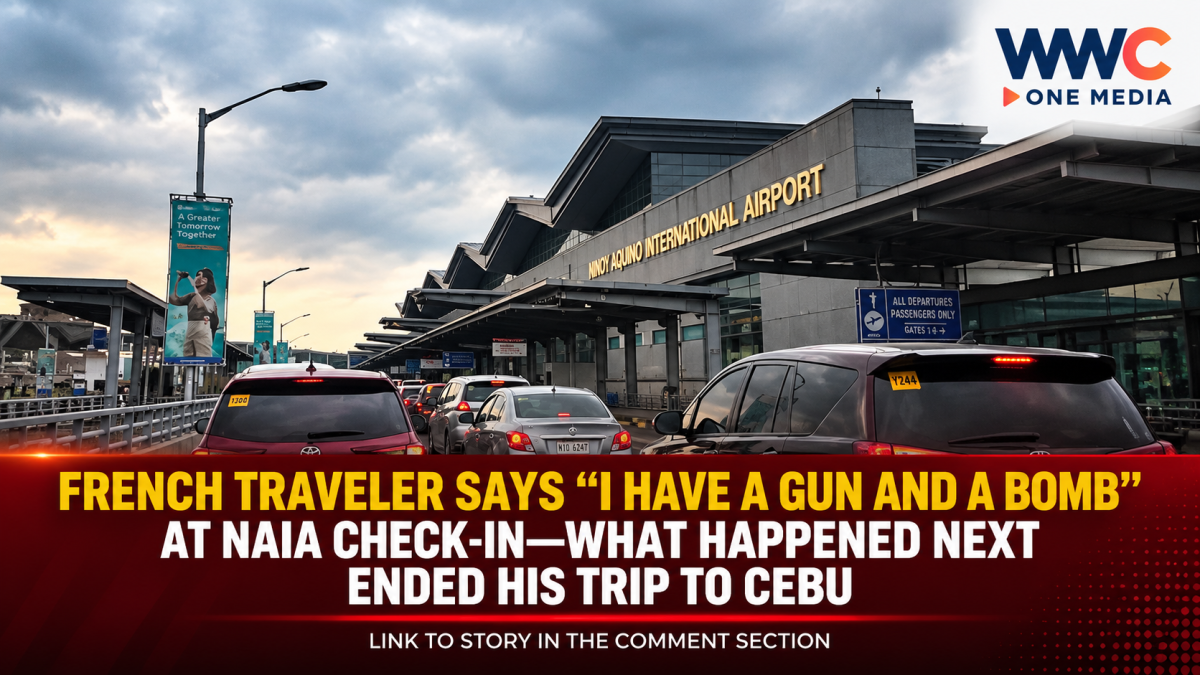 French Traveler Says “I Have a Gun and a Bomb” at NAIA Check-In—What Happened Next Ended His Trip to Cebu