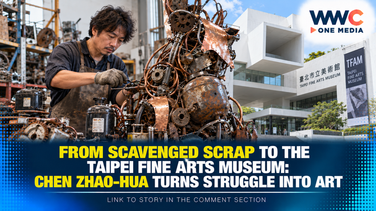 From Scavenged Scrap to the Taipei Fine Arts Museum: Chen Zhao-hua Turns Struggle Into Art