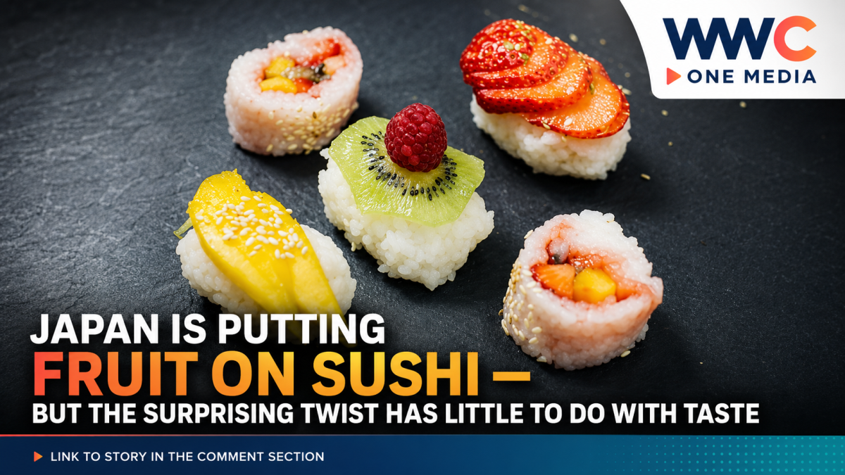 Japan Is Putting Fruit on Sushi — But the Surprising Twist Has Little to Do With Taste