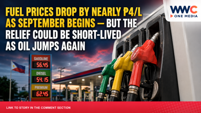 Fuel Prices Drop by Nearly ₱4/L as September Begins — But the Relief Could Be Short-Lived as Oil Jumps Again