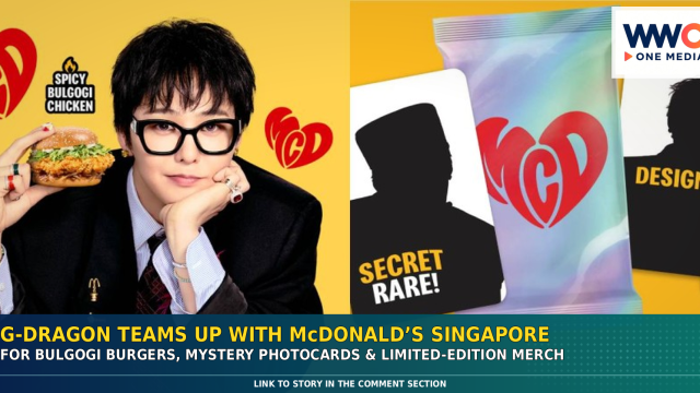 G-Dragon Teams Up With McDonald’s Singapore for Bulgogi Burgers, Mystery Photocards and Limited-Edition Merch