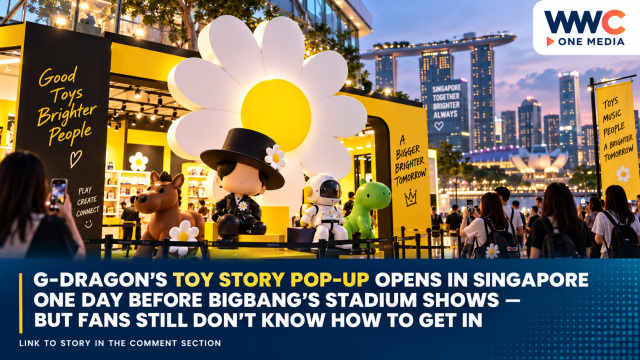 G-Dragon’s Toy Story Pop-Up Opens in Singapore One Day Before BigBang’s Stadium Shows