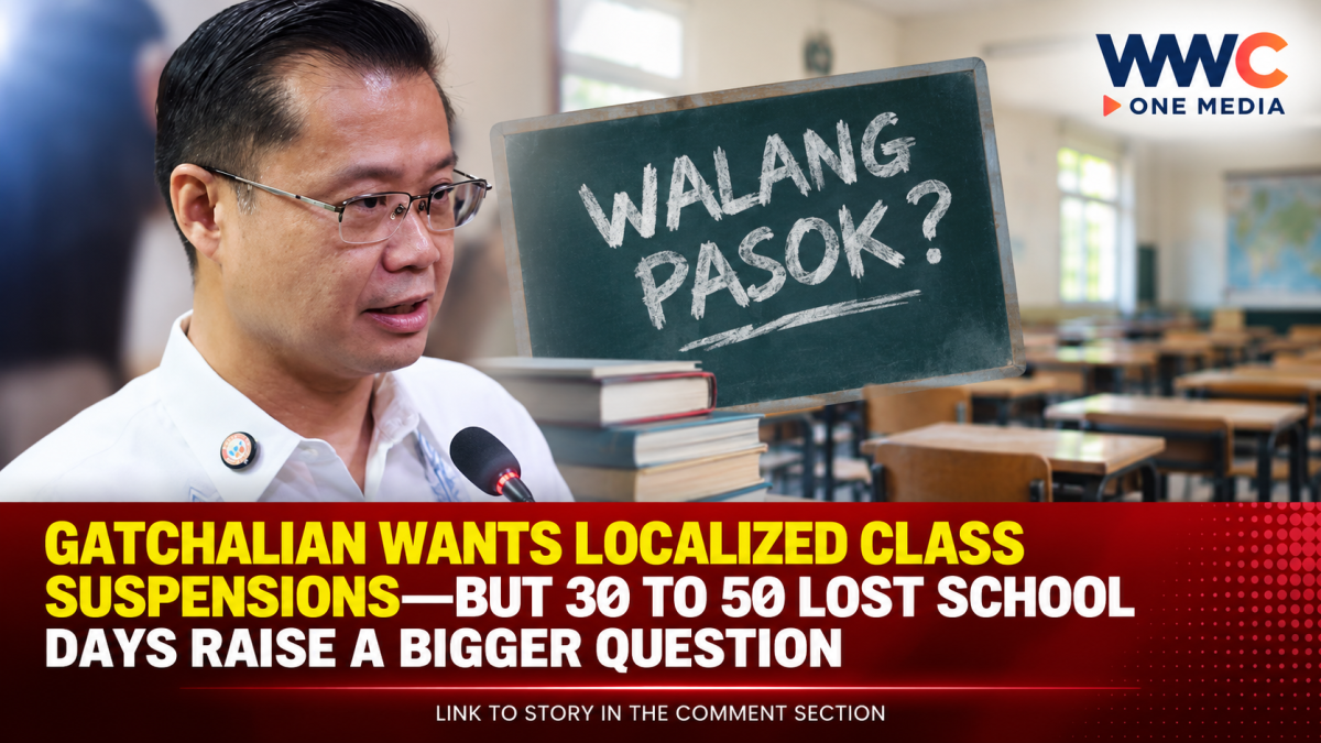 Gatchalian Wants Localized Class Suspensions—But 30 to 50 Lost School Days Raise a Bigger Question