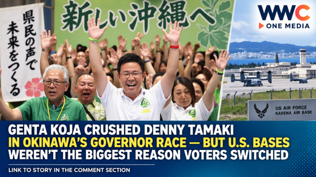 Genta Koja Crushed Denny Tamaki in Okinawa’s Governor Race — But U.S. Bases Weren’t the Biggest Reason Voters Switched