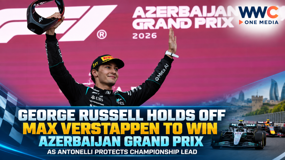 George Russell Holds Off Max Verstappen to Win Azerbaijan Grand Prix as Antonelli Protects Championship Lead