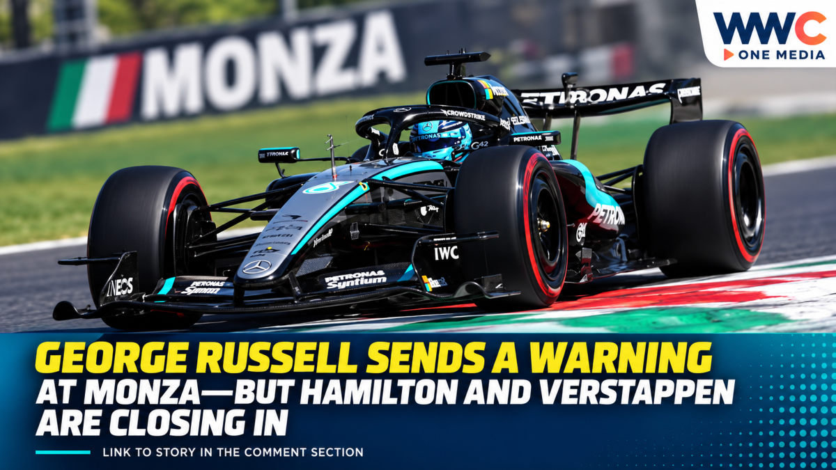 George Russell Sends a Warning at Monza—But Hamilton and Verstappen Are Closing In