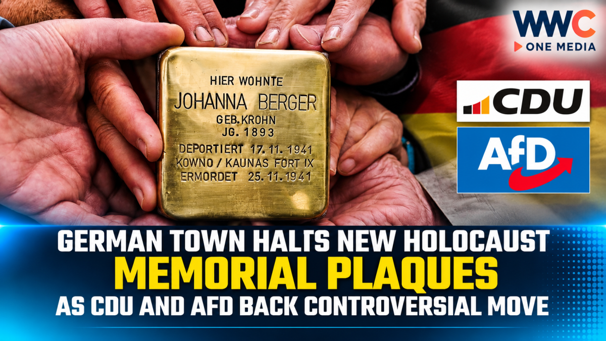 German Town Halts New Holocaust Memorial Plaques as CDU and AfD Back Controversial Move
