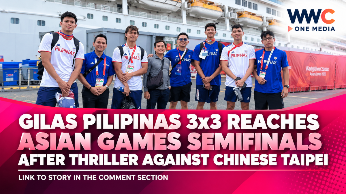Gilas Pilipinas 3×3 Reaches Asian Games Semifinals After Thriller Against Chinese Taipei