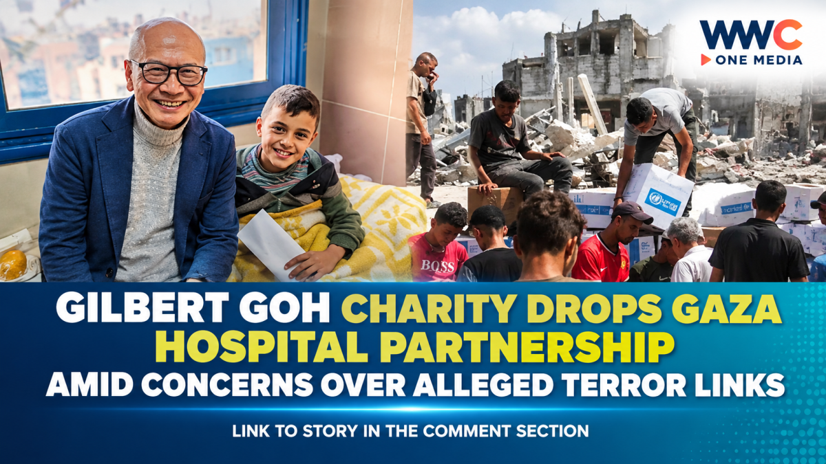 Gilbert Goh Charity Drops Gaza Hospital Partnership Amid Concerns Over Alleged Terror Links