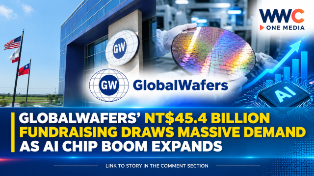 GlobalWafers’ NT$45.4 Billion Fundraising Draws Massive Demand as AI Chip Boom Expands