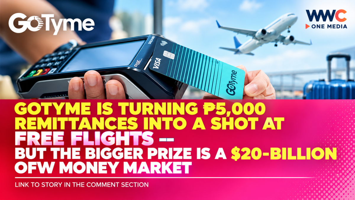 GoTyme Is Turning ₱5,000 Remittances Into a Shot at Free Flights — But the Bigger Prize Is a $20-Billion OFW Money Market