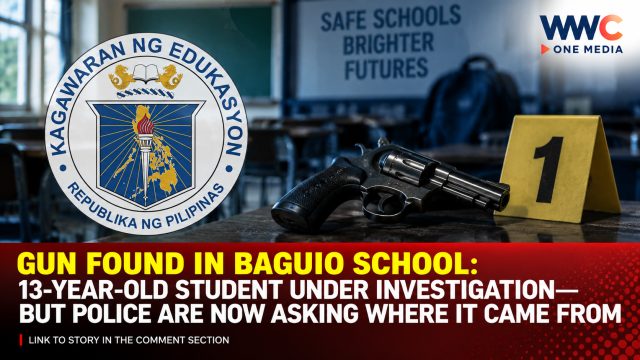 Gun Found in Baguio School: 13-Year-Old Student Under Investigation—But Police Are Now Asking Where It Came From
