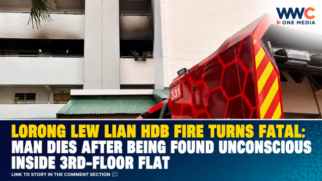 Lorong Lew Lian HDB Fire Turns Fatal: Man Dies After Being Found Unconscious Inside 3rd-Floor Flat