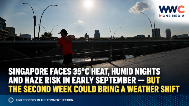 Singapore Faces 35°C Heat, Humid Nights and Haze Risk in Early September — But the Second Week Could Bring a Weather Shift
