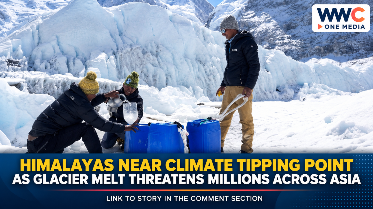 Himalayas Near Climate Tipping Point as Glacier Melt Threatens Millions Across Asia