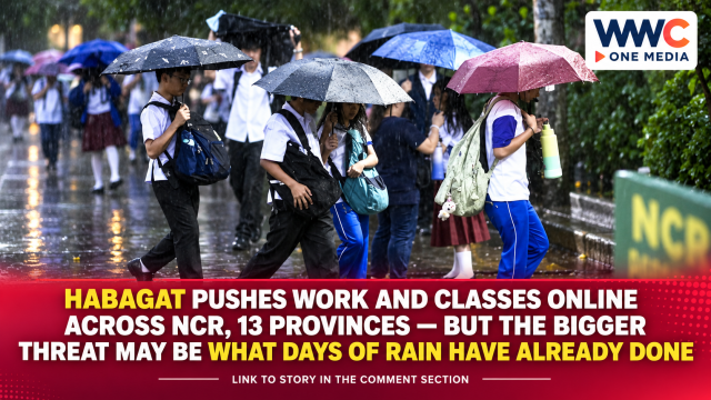 Habagat Pushes Work and Classes Online Across NCR, 13 Provinces — But the Bigger Threat May Be What Days of Rain Have Already Done