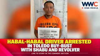 Habal-Habal Driver Arrested in Toledo Buy-Bust With Shabu and Revolver