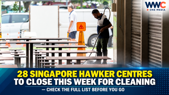 28 Singapore Hawker Centres to Close This Week for Cleaning — Check the Full List Before You Go