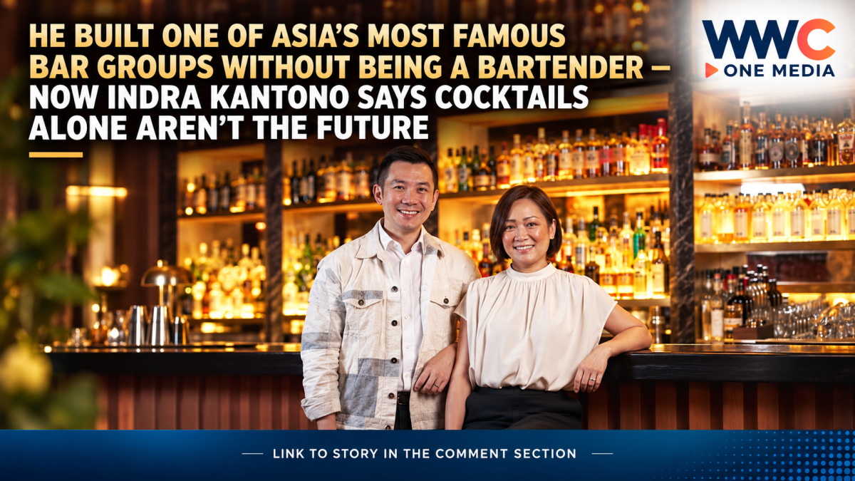 He Built One of Asia’s Most Famous Bar Groups Without Being a Bartender — Now Indra Kantono Says Cocktails Alone Aren’t the Future