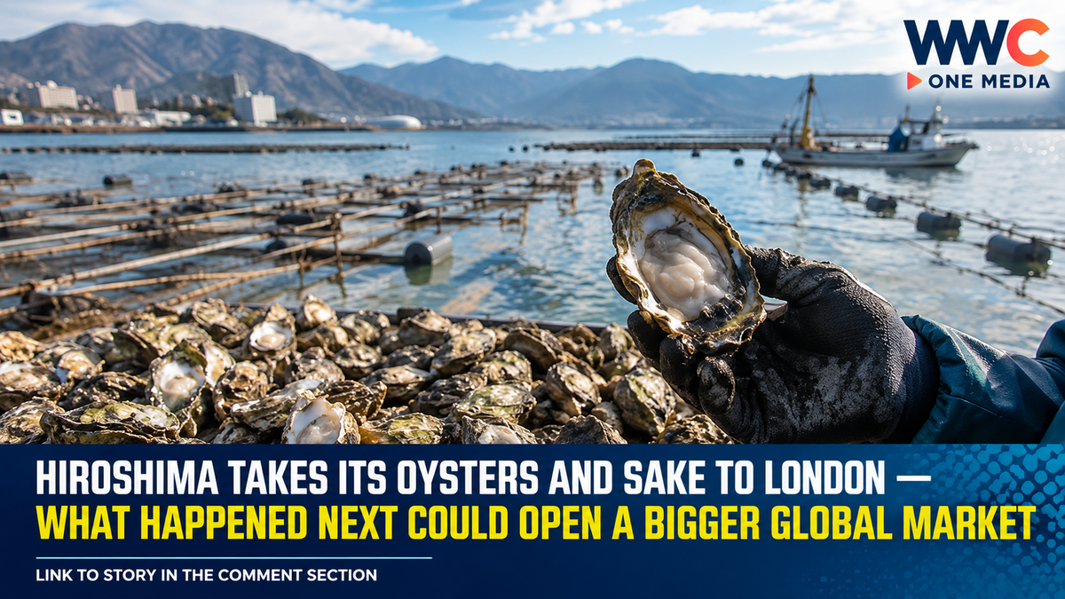 Hiroshima Takes Its Oysters and Sake to London — What Happened Next Could Open a Bigger Global Market