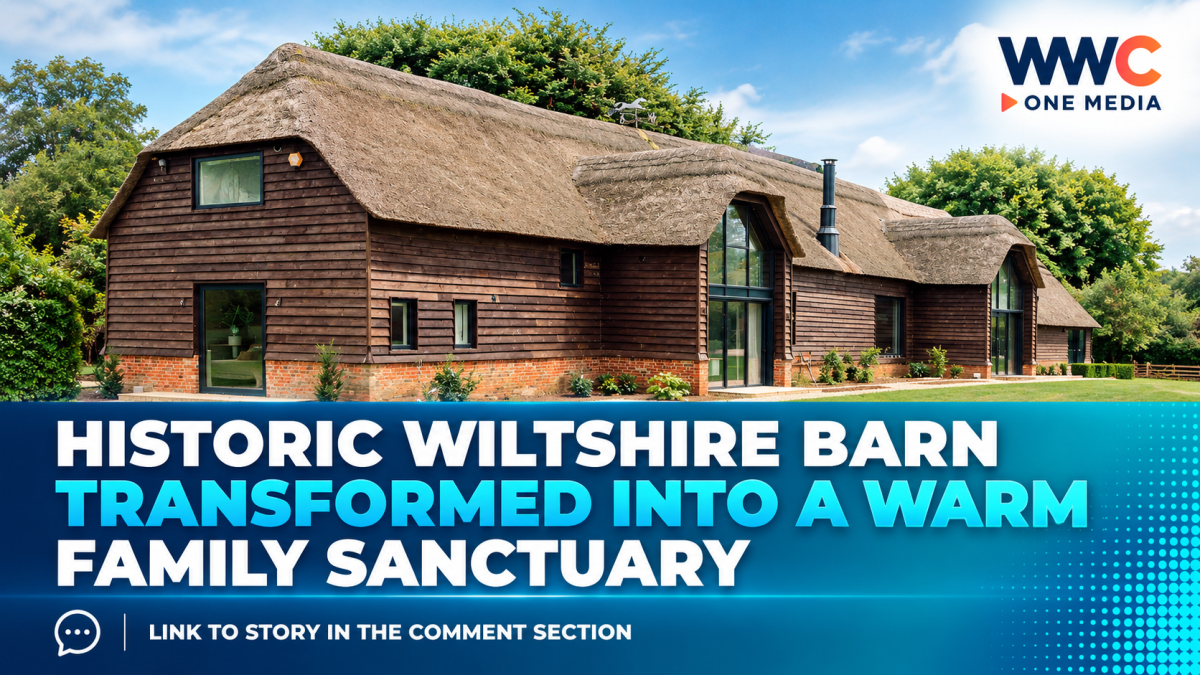 Historic Wiltshire Barn Transformed Into a Warm Family Sanctuary