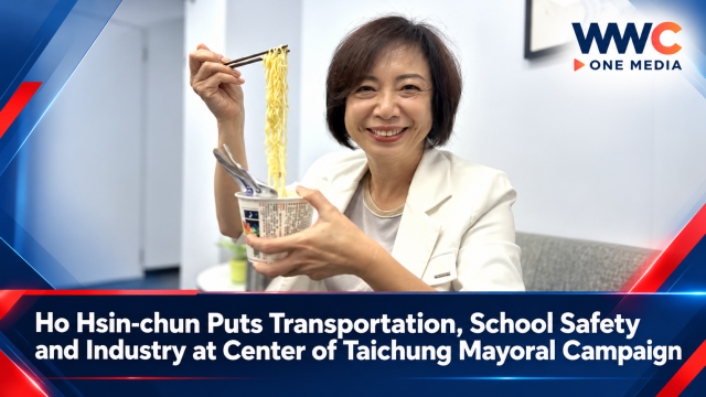 Ho Hsin-chun Puts Transportation, School Safety and Industry at Center of Taichung Mayoral Campaign